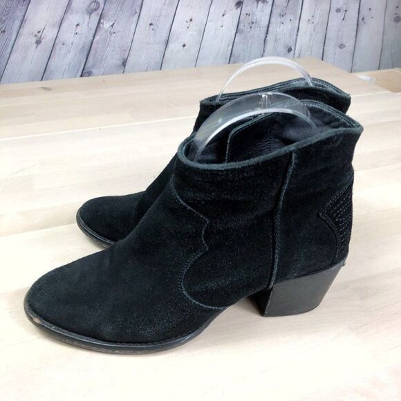Zadig & Voltaire Molly Suede Zip Booties - Picture 8 of 9